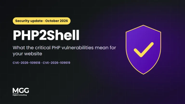 PHP2Shell security update, October 2026: what the critical PHP vulnerabilities mean for your website